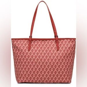 NWT Carmine Lancaster IKON Zippered Tote (Made in France) OS